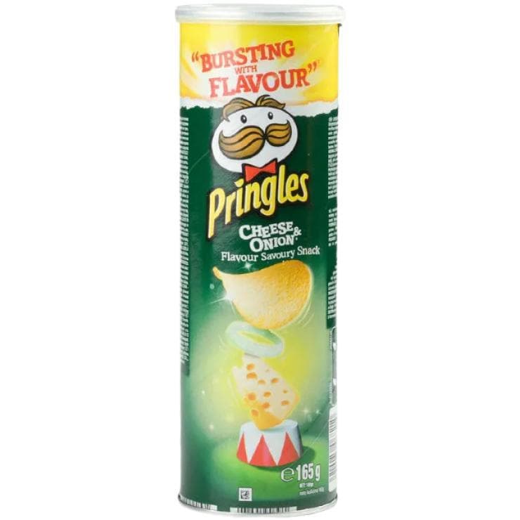 Чипсы Pringles сыр и лук 165 гр., туба