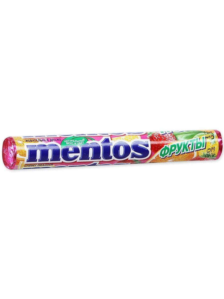 Конфеты жевательные Mentos мята 37.5 гр., обертка