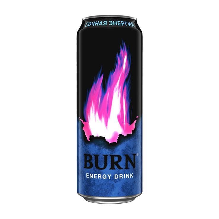 Напиток энергетический Burn Сочная энергия 449 мл., ж/б