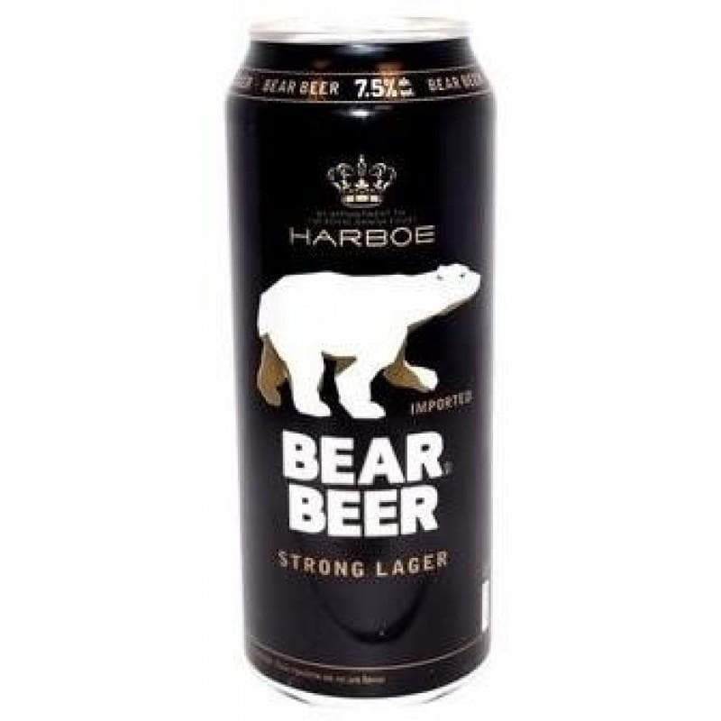Пиво Bear Beer Strong lager светлое пастеризованное 450 мл., ж/б