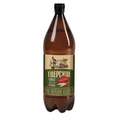Пиво Афанасий Тверское светлое фильтрованное 1.4 л., ПЭТ