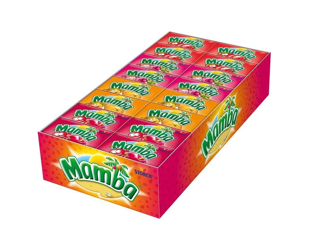 Конфеты жевательные Mamba 26.5 гр., обертка
