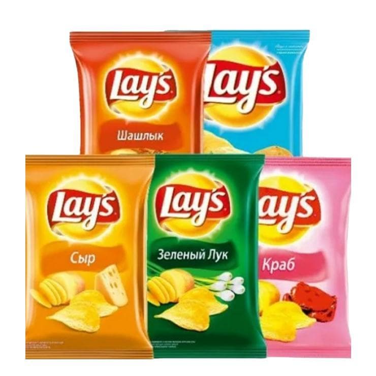 Чипсы Lay's ассорти 150 гр., флоу-пак