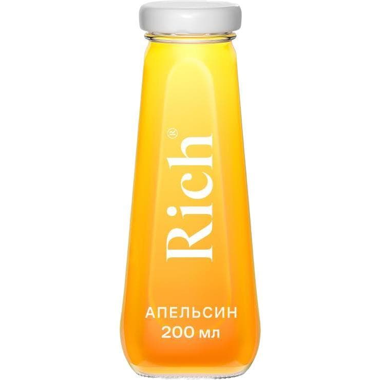 Сок Rich апельсиновый 200 мл., стекло