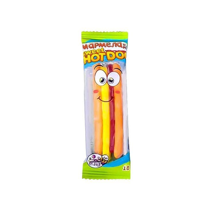 Мармелад жевательный Fan Candy Lab Sweet Hotdog 18 гр., флоу-пак