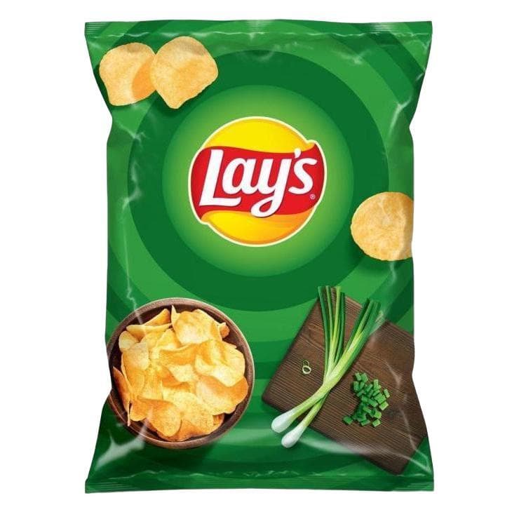 Чипсы Lay's молодой зеленый лук 140 гр., флоу-пак