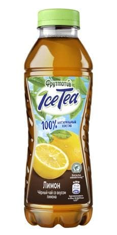 Чай холодный Фрутмотив Ice Tea черный лимон 500 мл., ПЭТ