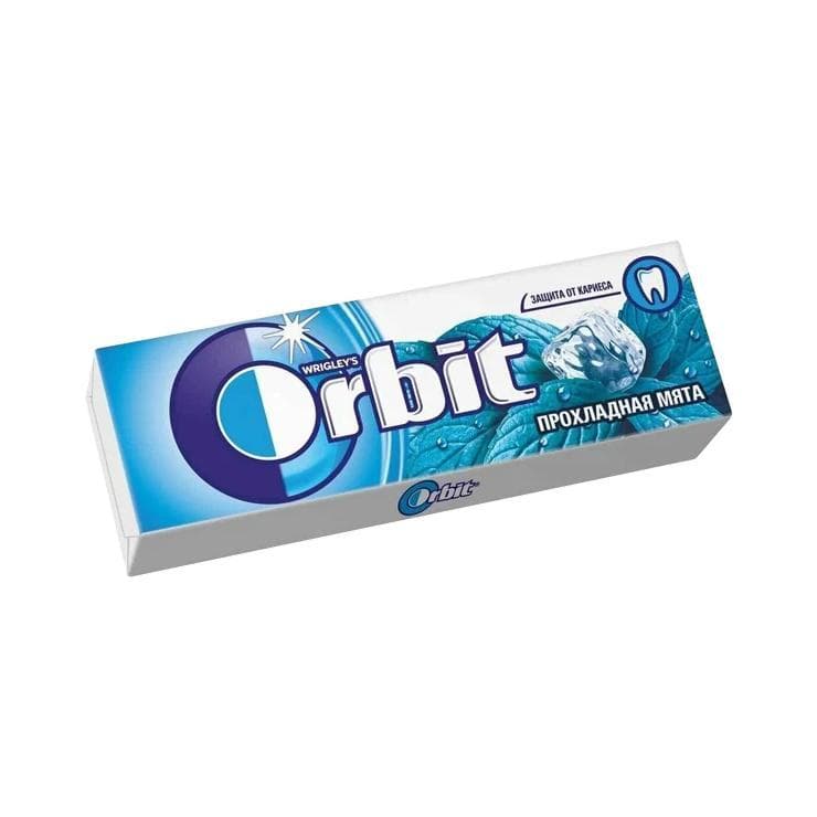 Жевательная резинка Orbit White Классический 13.6 гр., бумага