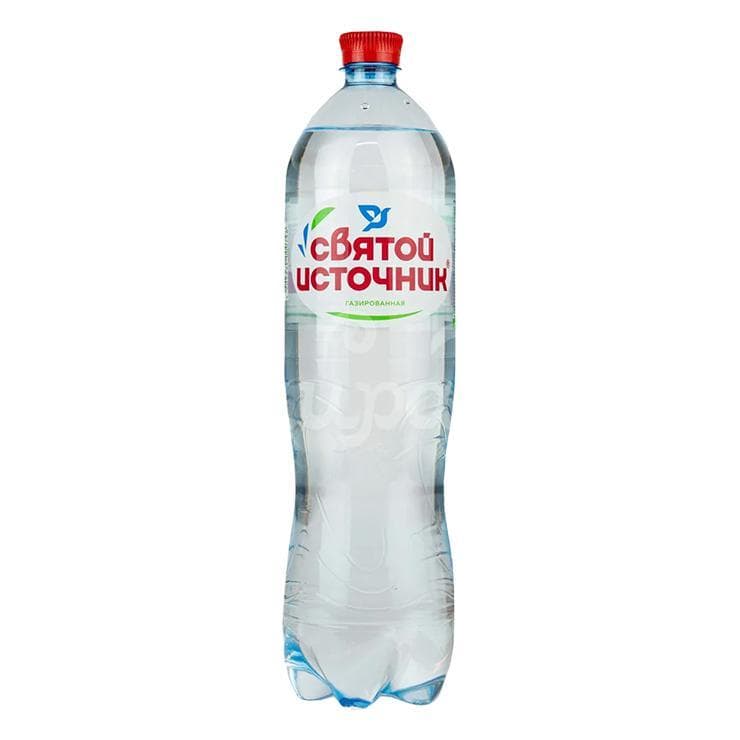 Вода газированная Святой Источник 1.5 л., ПЭТ