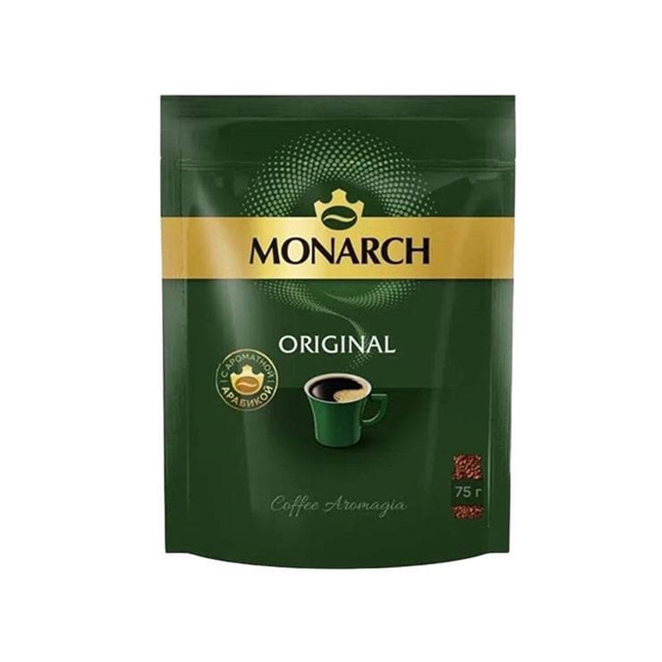 Кофе MONARCH ORIGINAL растворимый Original, 75 гр., дой-пак