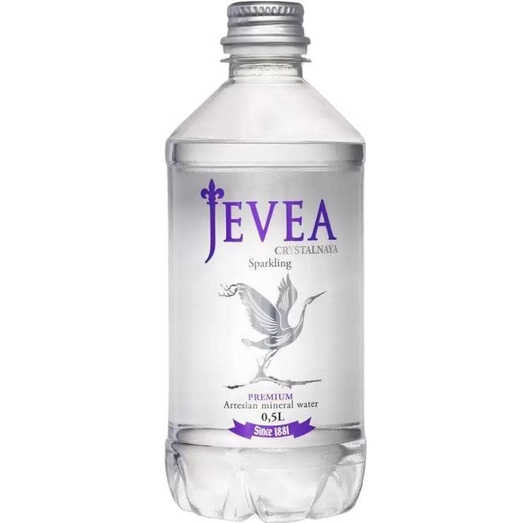 Вода газированная Jevea Crystalnaya 500 мл., ПЭТ