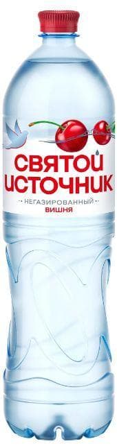 Вода негазированная Святой источник вишня 1.5 л., ПЭТ