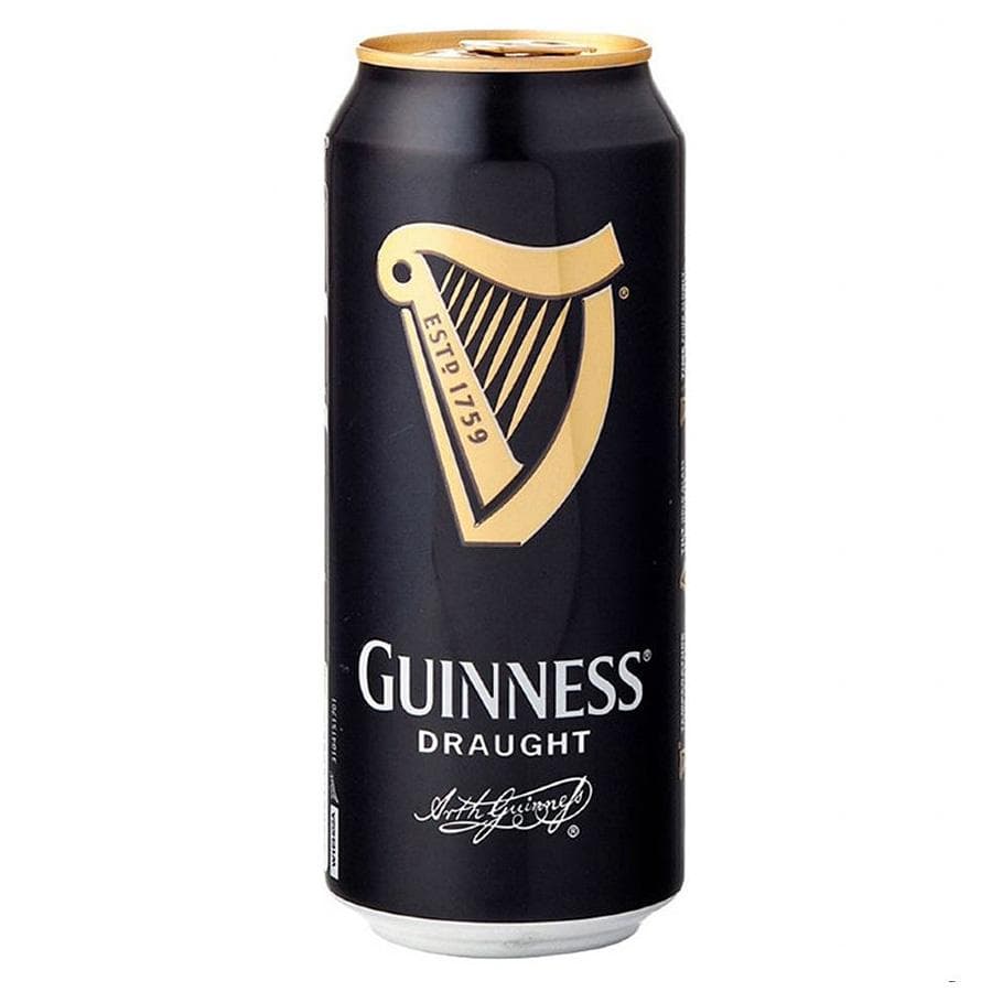 Пиво темное фильтрованное с капсулой Guinness Draught 440 мл., ж/б