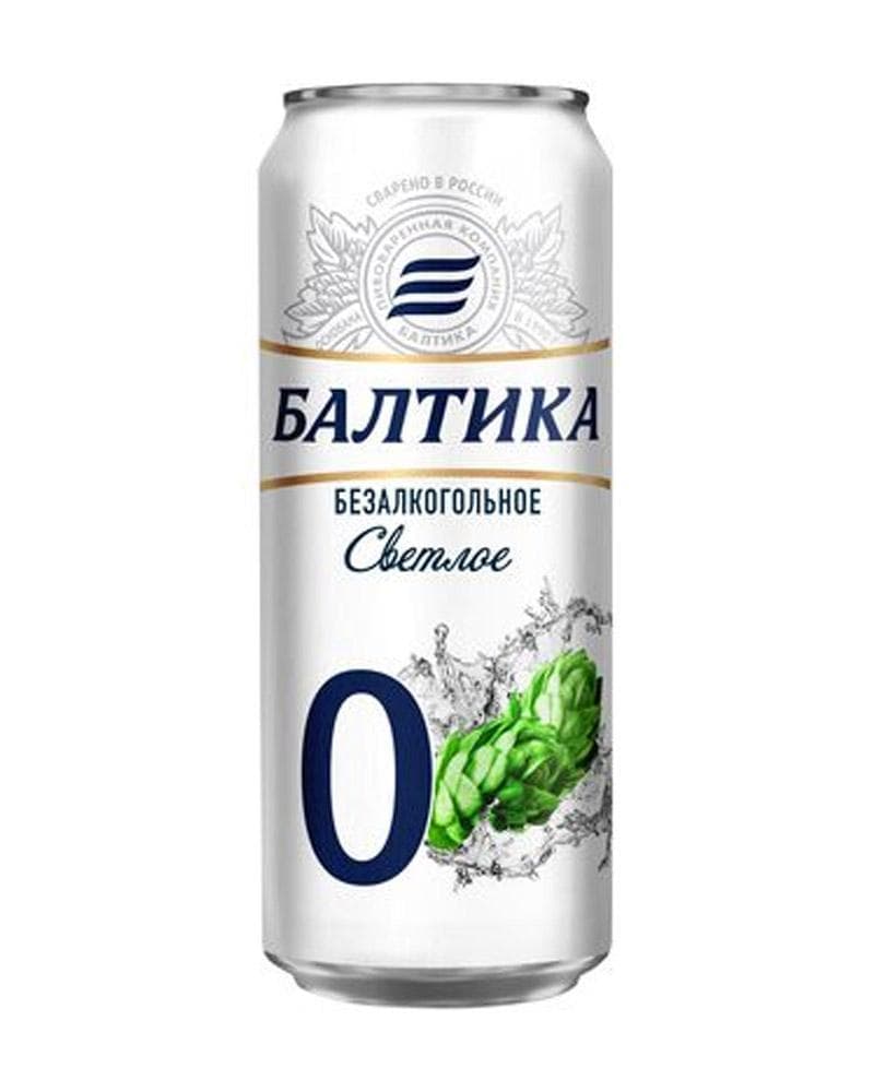 Пиво Балтика безалкогольное № 0 450 мл., ж/б