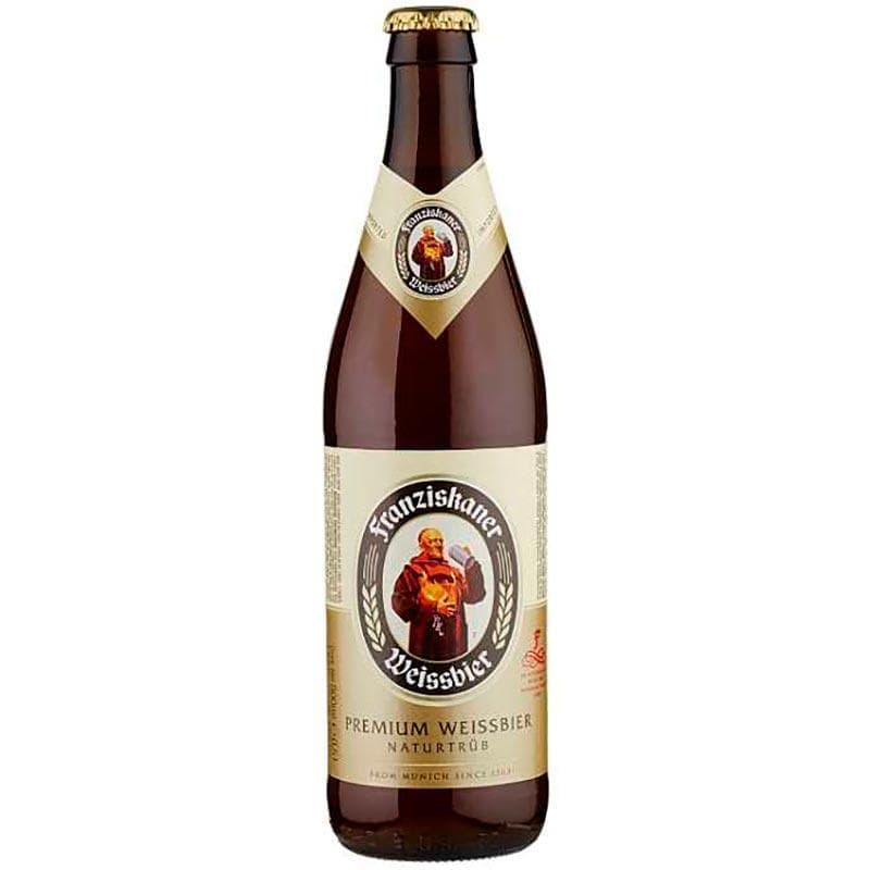 Пиво Franziskaner Weissbier светлое 5.1%, Германия, 500 мл., стекло