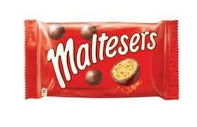 Драже Maltesers хрустящие шарики, покрытые, 37 гр., флоу-пак