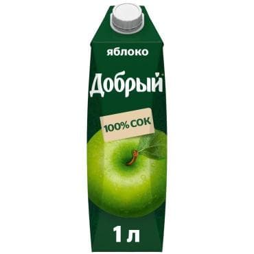 Сок Добрый яблоко 1 л., тетра-пак