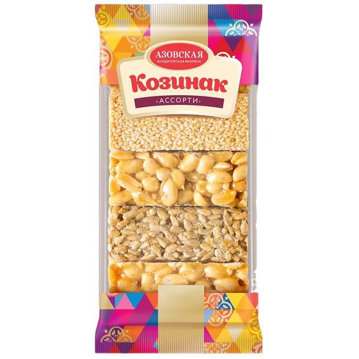 Козинак Азовская ассорти 280 гр., флоу-пак
