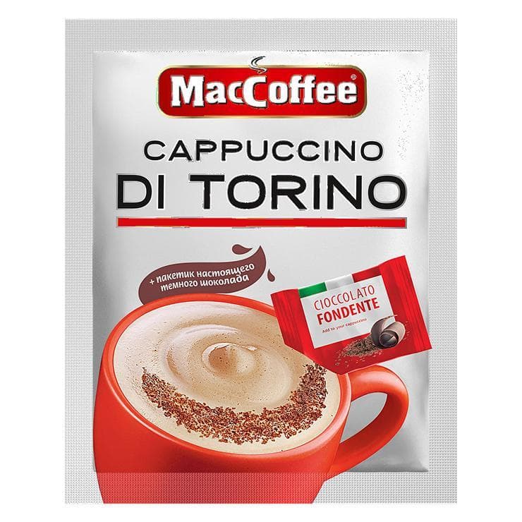 Кофе MacCoffee Cappuccino Di Torino с темным 510 гр., флоу-пак