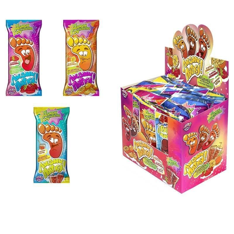Карамель на палочке Fun Candy Lab Конфитой Лизни 10 гр., флоу-пак