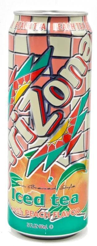 Чай холодный Arizona Iced tea со вкусом персика 680 мл., ж/б