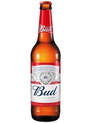 Пиво Bud светлое фильтрованное пастеризованное 5% 750 мл., стекло