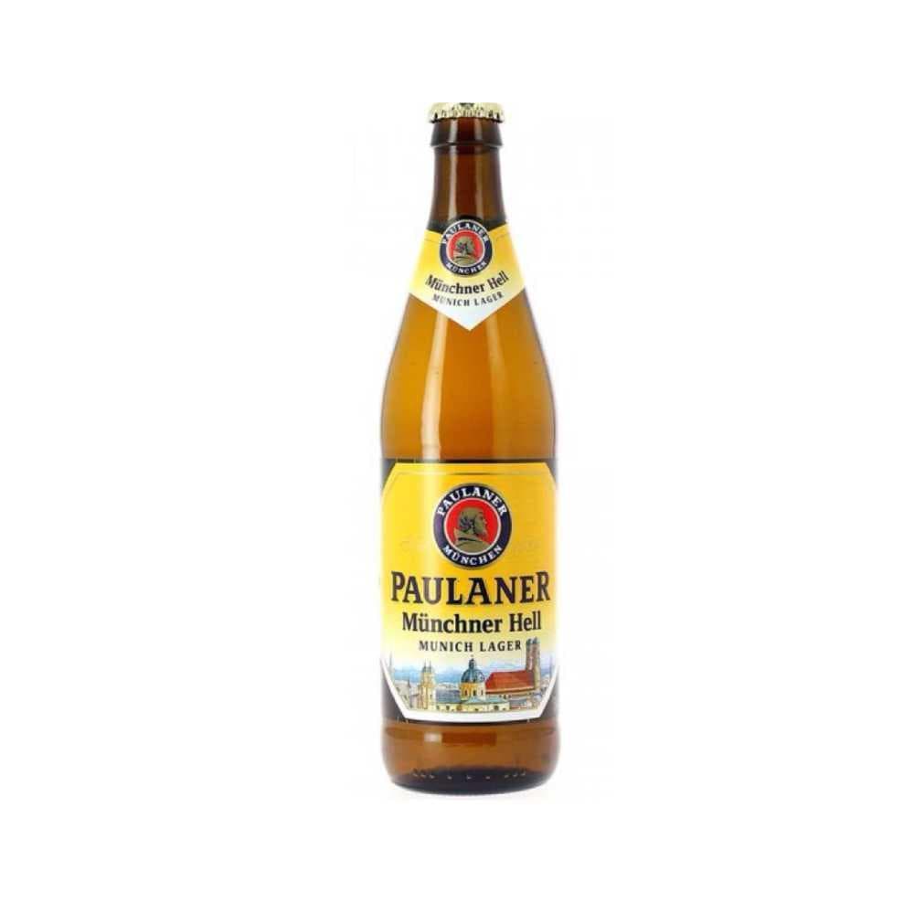 Пиво Paulaner Munchner Hell светлое 4.9% 500 мл., стекло