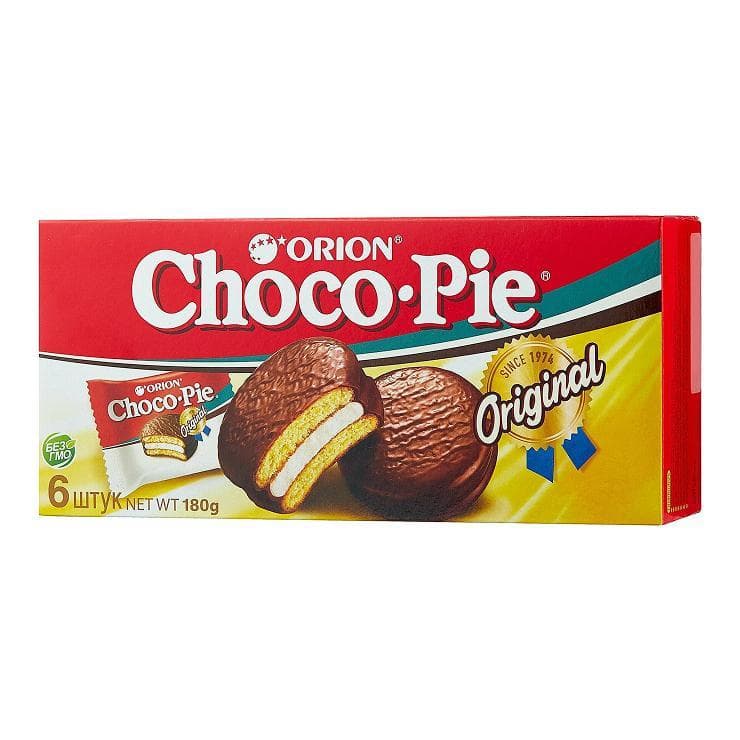 Печенье Choco Pie №6 180 гр.,картон