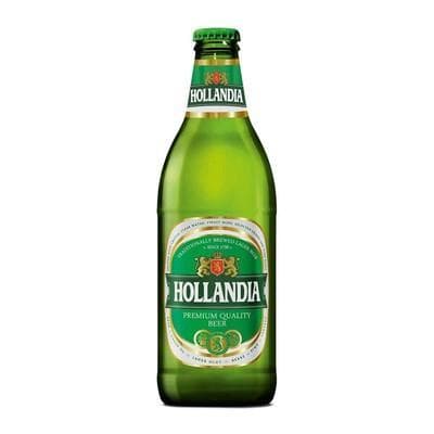 Пиво Hollandia светлое пастеризованное фильтрованное 450 мл., стекло