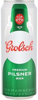 Пиво Grolsch Premium Pilsner светлое фильтрованное 500 мл., ж/б