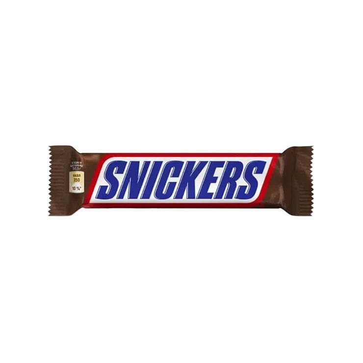 Батончик шоколадный Snickers 50.5 гр., флоу-пак
