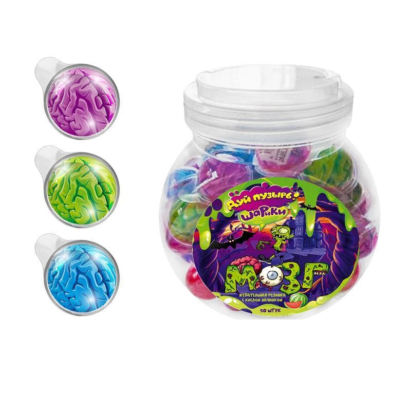 Жевательная резинка с кислой начинкой Fun Candy Lab 10 гр., пластик