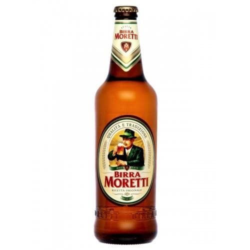 Пиво светлое фильтрованное Birra Moretti 4.6%, 330 мл., стекло