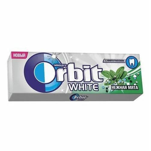 Жевательная резинка Orbit Нежная мята 13.6 гр., бумага