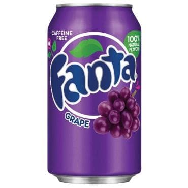 Напиток газированный Fanta виноград США 355 мл., ж/б