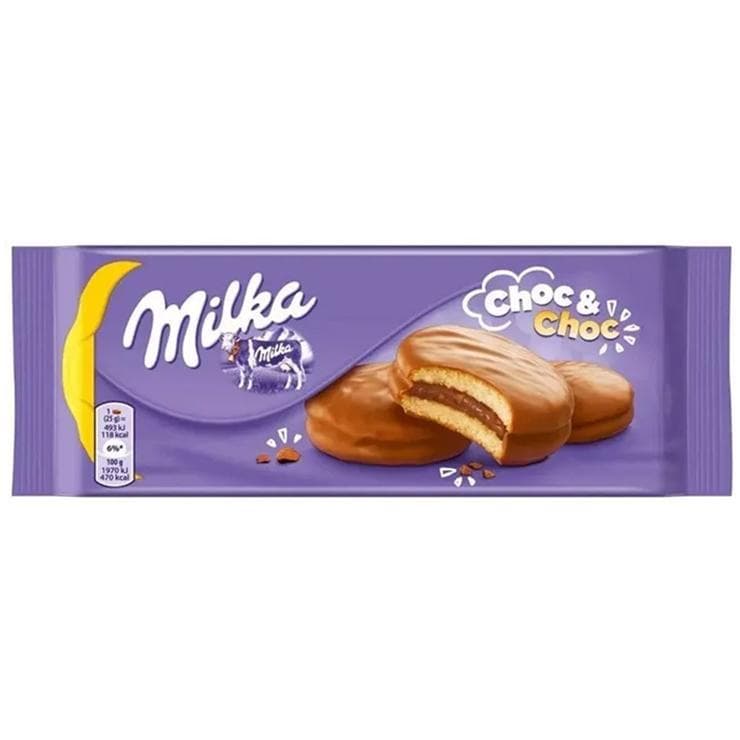 Печенье Milka Choc & Choc 150 гр., флоу-пак