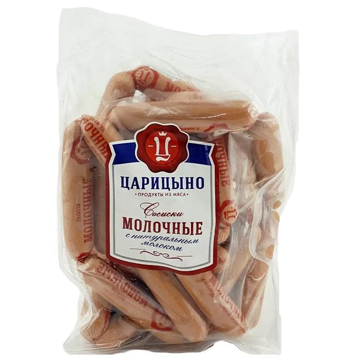 Сосиски Царицыно Молочные Оригинальные 1 кг., МГА