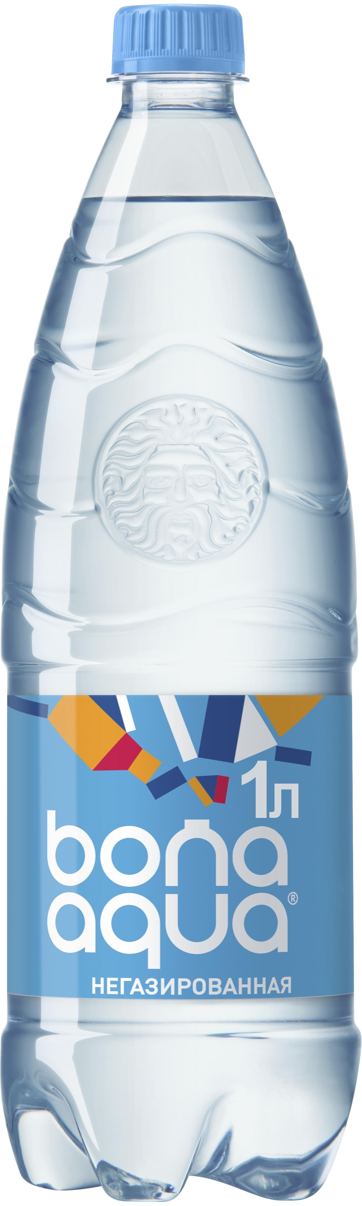 Вода негазированная Bona Aqua 1 л., ПЭТ