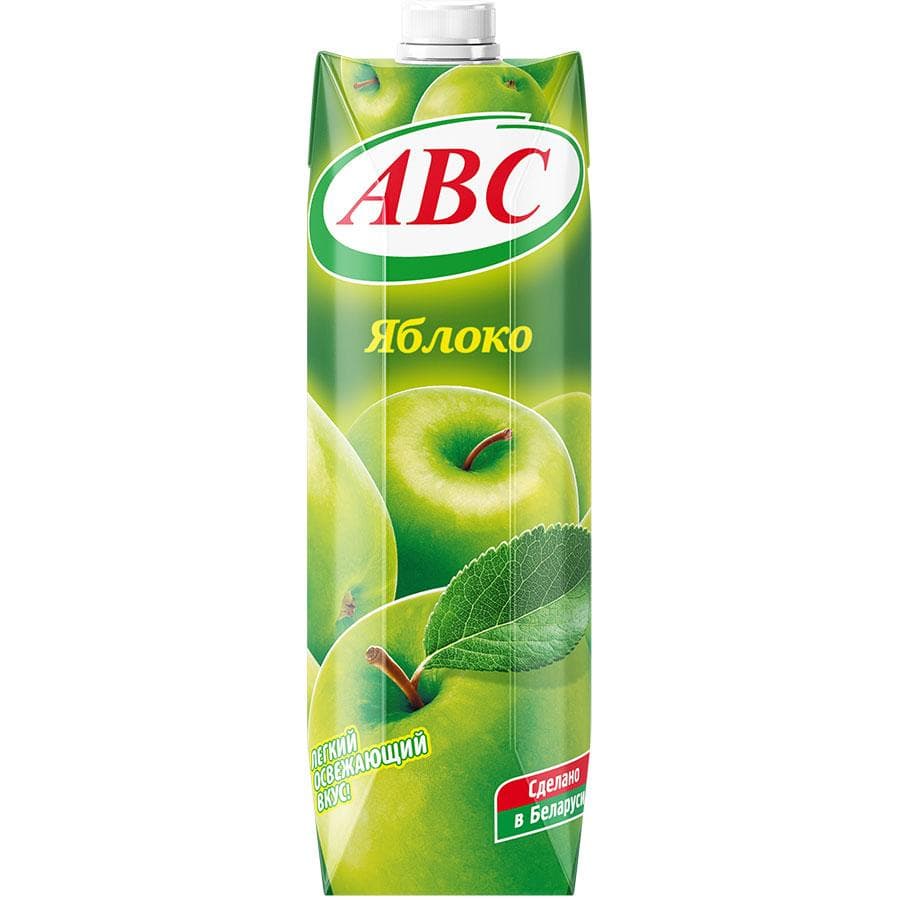 Нектар АВС яблочный 1 л., тетра-пак