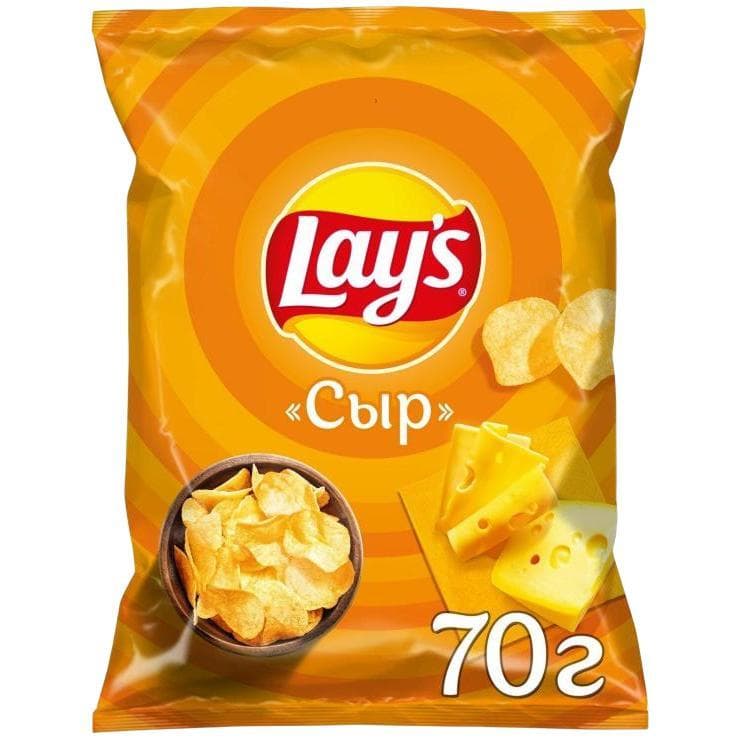 Чипсы Lay's сыр 70 гр., флоу-пак