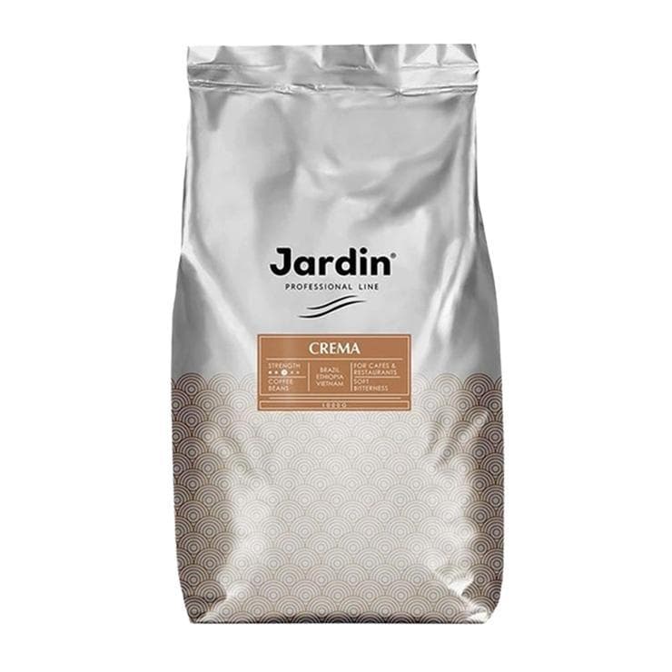 Кофе в зернах Jardin Crema 1 кг., флоу-пак