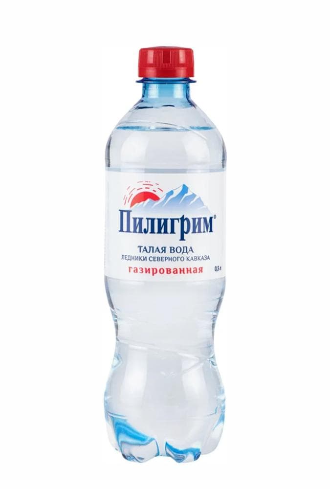 Вода газированная Пилигрим Талая минеральная 500 мл., ПЭТ