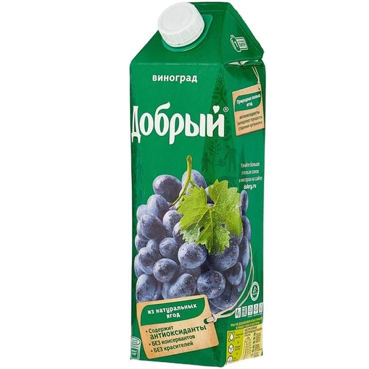 Нектар Добрый виноград 1 л., тетра-пак