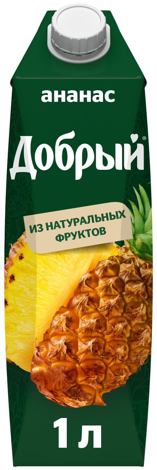 Нектар Добрый ананасовый 1 л., тетра-пак