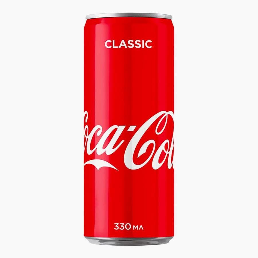 Напиток газированный Coca-Cola Польша 330 мл., ж/б