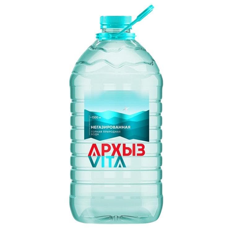Вода негазированная Архыз минеральная 5 л., ПЭТ