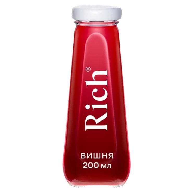 Нектар Rich вишня 200 мл., стекло