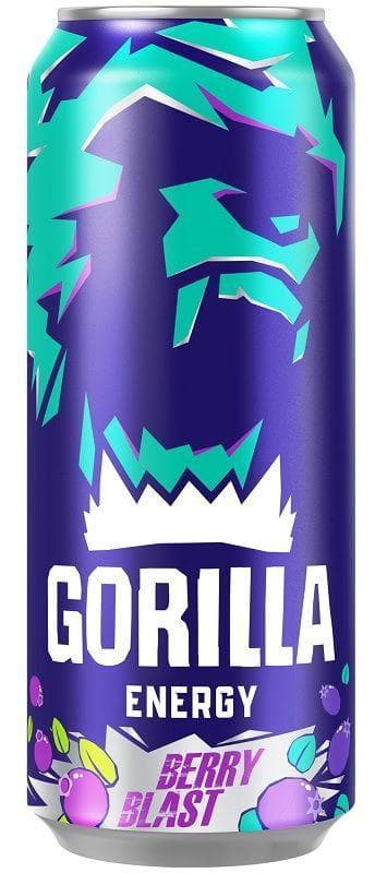 Напиток энергетический Gorilla черника черная смородина 500 мл., ж/б