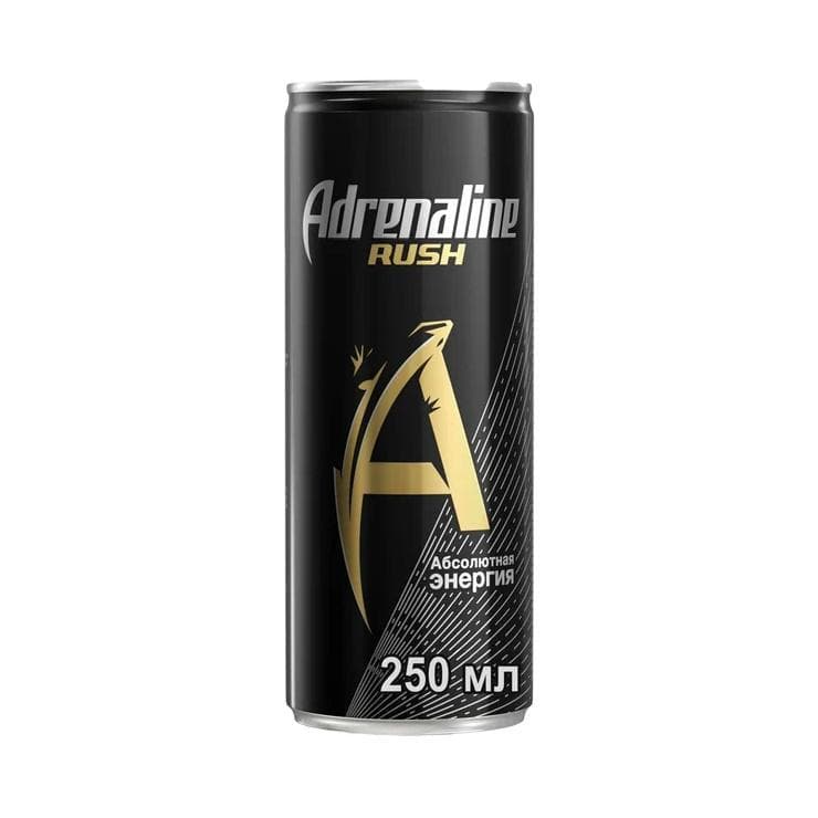 Напиток энергетический Adrenaline Rush 250 мл., ж/б