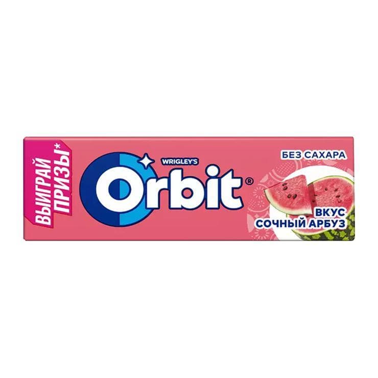 Жевательная резинка Orbit Сочный арбуз 13.6 гр., бумага